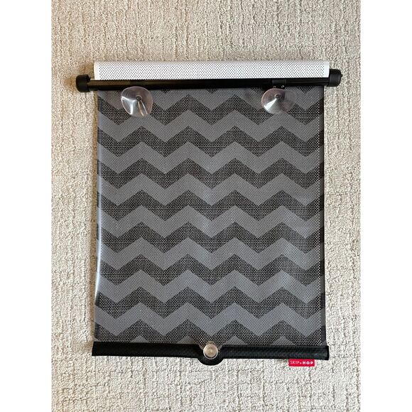 Skip Hop Style Driven Window Shade Tonal Chevron - Picture 2 of 2